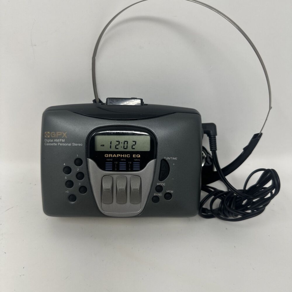 Gran Prix Digital Radio Cassette Player W/3-Band EQ C3171 Tested